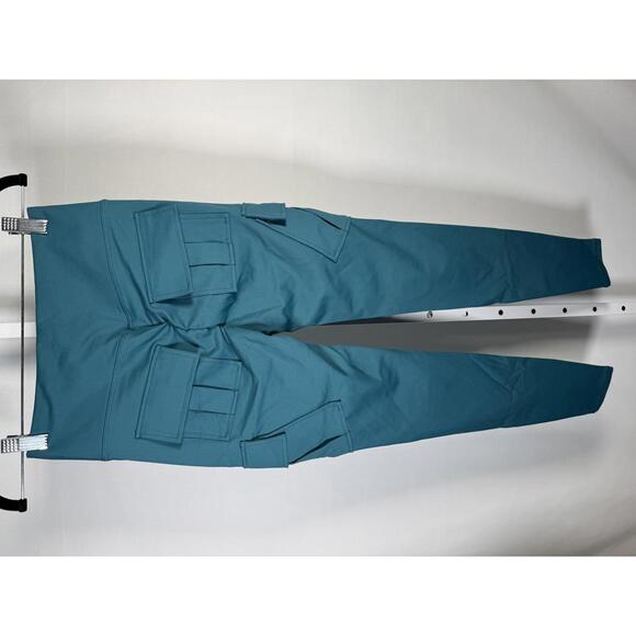 NWT Halara Women's Teal Cargo Pants Size Small - Full Length - Picture 3 of 5